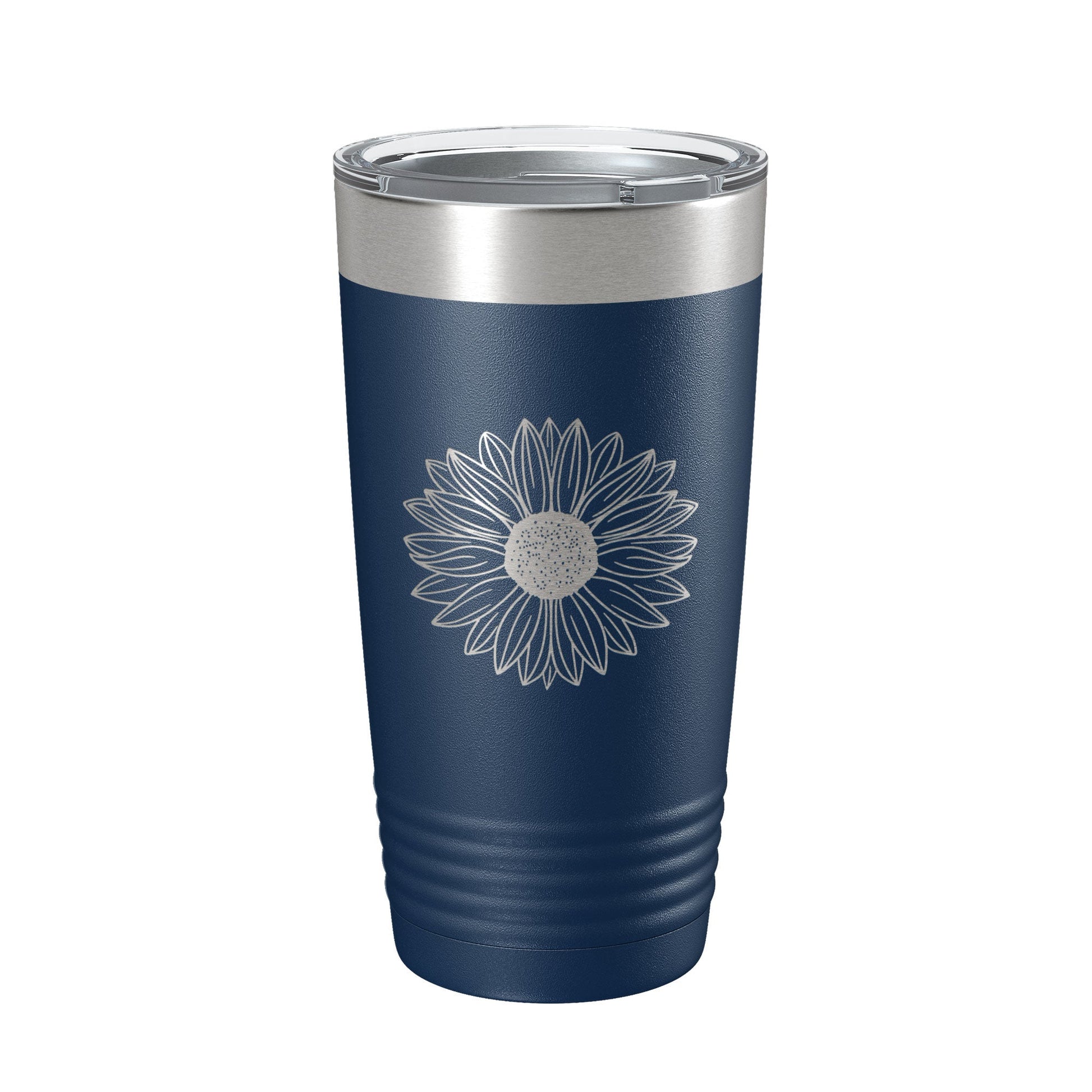 Sunflower Tumbler Sun Flower Gift For Women Travel Mug Insulated Laser Engraved Coffee Cup 20 oz-2