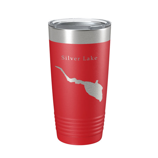 Silver Lake Map Tumbler Travel Mug Insulated Laser Engraved Coffee Cup Delaware 20 oz-10
