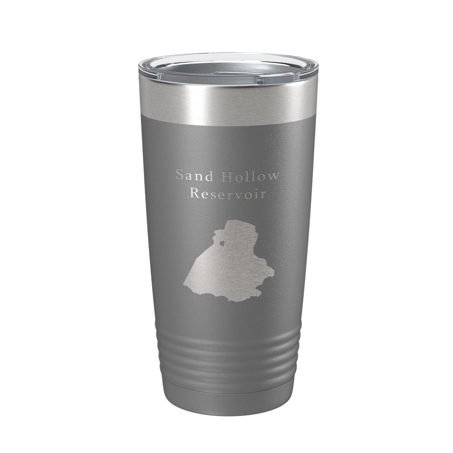 Sand Hollow Reservoir Tumbler Lake Map Travel Mug Insulated Laser Engraved Coffee Cup Utah 20 oz-16