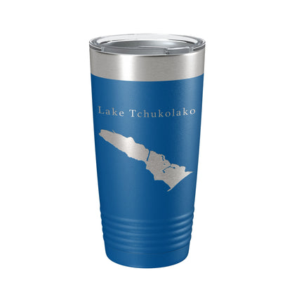 Lake Tchukolako Map Tumbler Travel Mug Insulated Laser Engraved Coffee Cup Georgia 20 oz-6