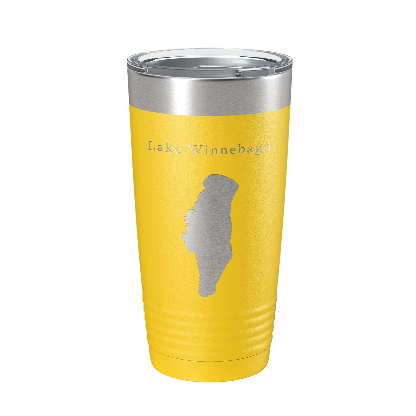 Lake Winnebago Map Tumbler Travel Mug Insulated Laser Engraved Coffee Cup Wisconsin 20 oz-19