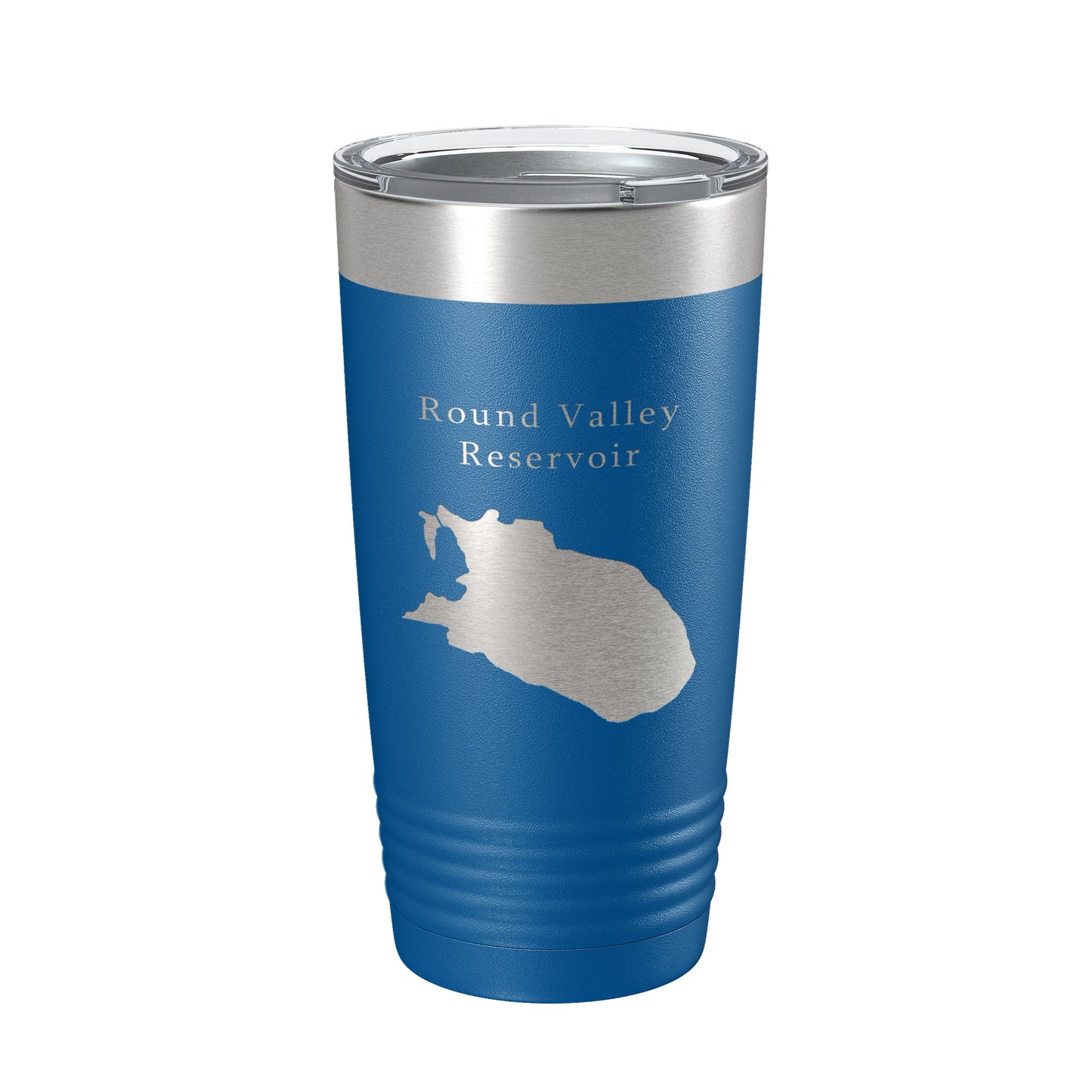Round Valley Reservoir Tumbler Lake Map Travel Mug Insulated Laser Engraved Coffee Cup New Jersey 20 oz-6