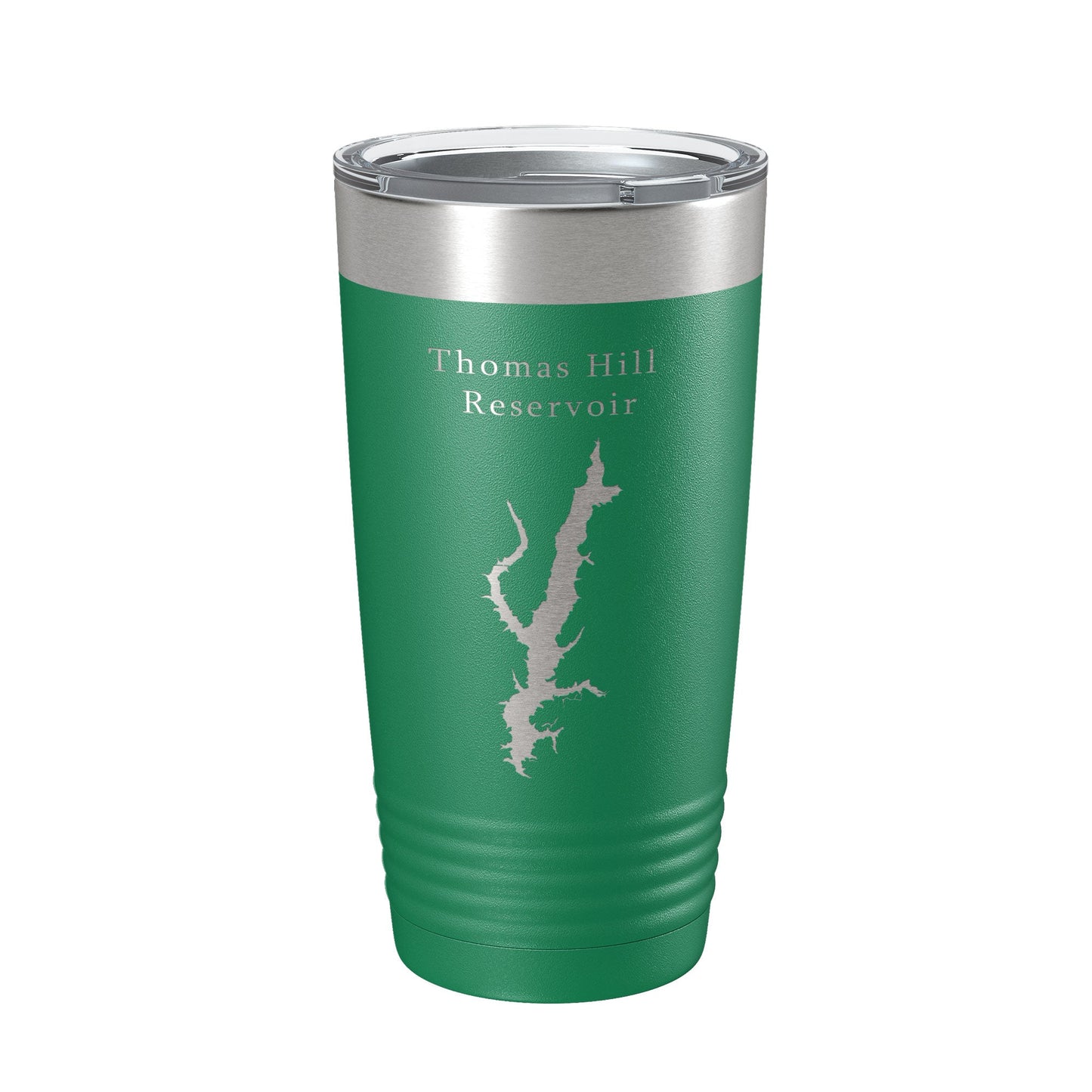 Thomas Hill Reservoir Tumbler Lake Map Travel Mug Insulated Laser Engraved Coffee Cup Missouri 20 oz-9