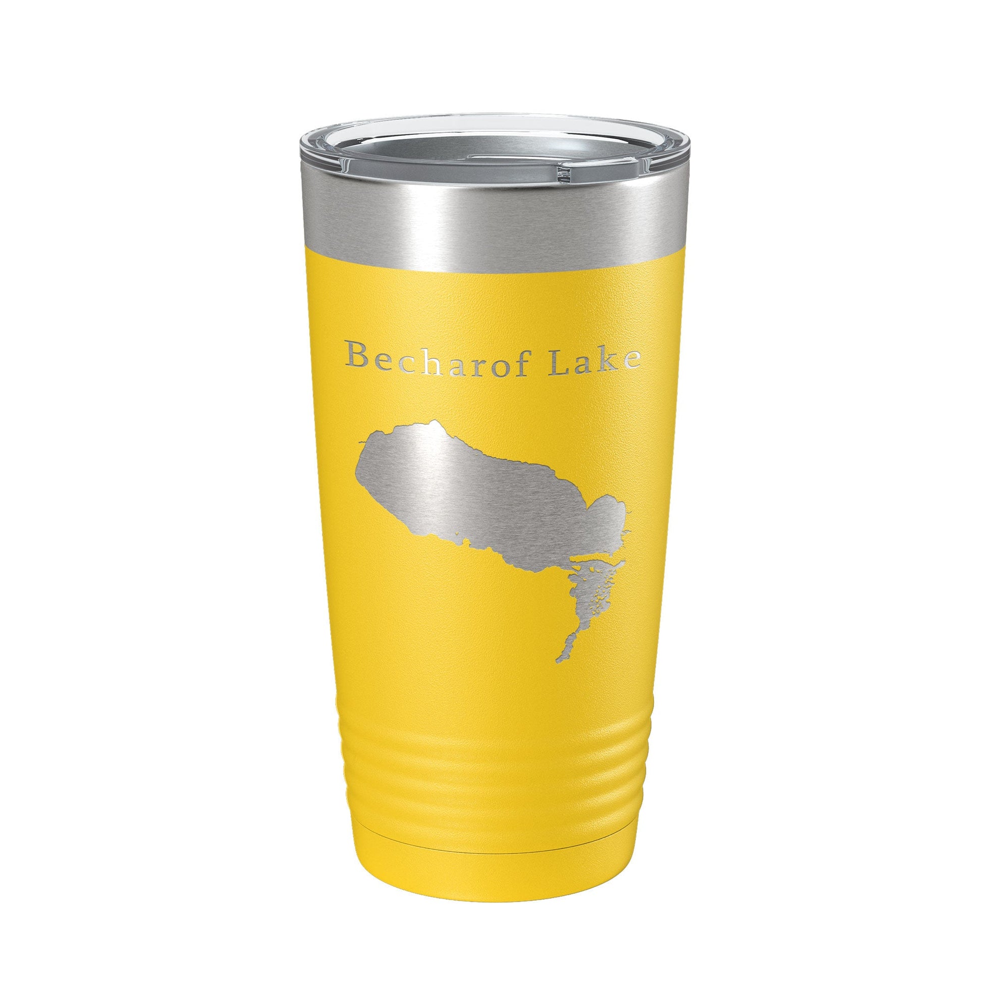Becharof Lake Map Tumbler Travel Mug Insulated Laser Engraved Coffee Cup Alaska 20 oz-4