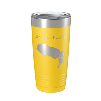 Becharof Lake Map Tumbler Travel Mug Insulated Laser Engraved Coffee Cup Alaska 20 oz-19