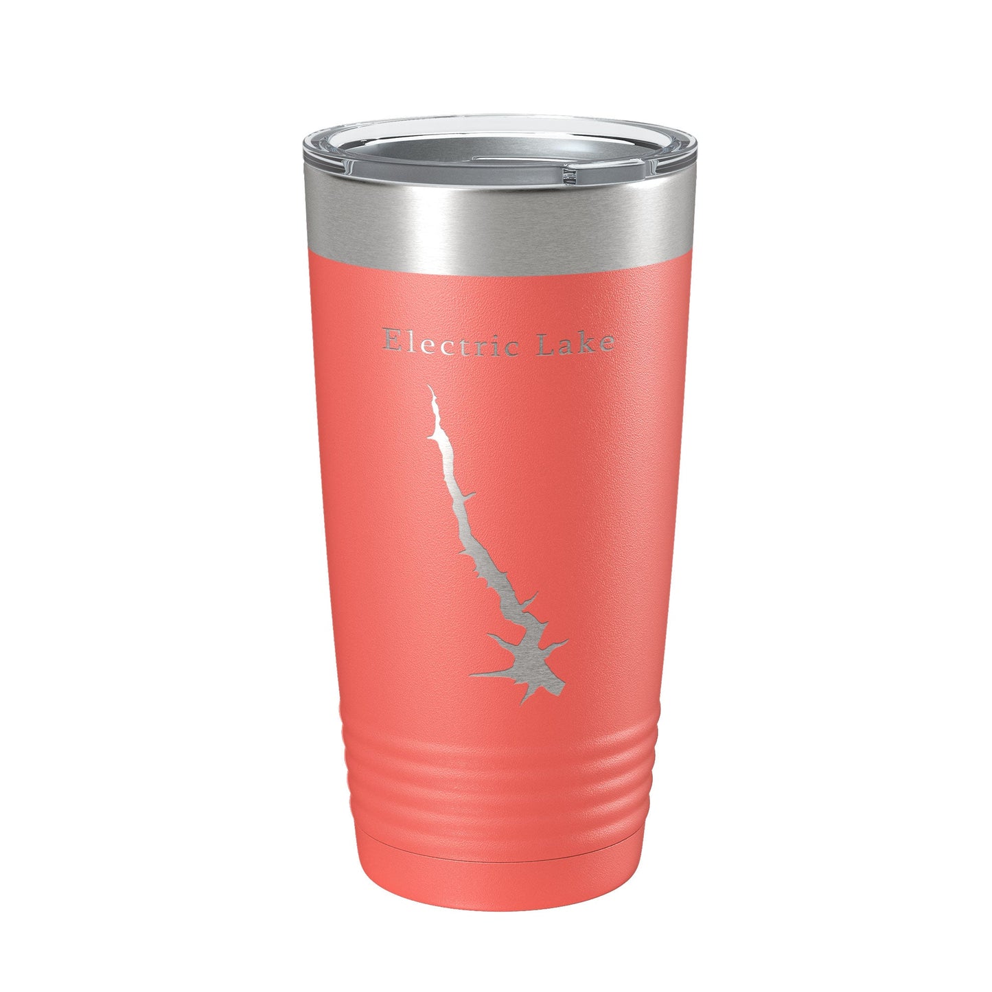 Electric Lake Map Tumbler Travel Mug Insulated Laser Engraved Coffee Cup Utah 20 oz-20