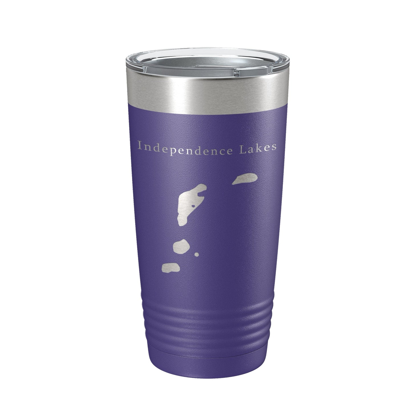 Independence Lakes Map Tumbler Travel Mug Insulated Laser Engraved Coffee Cup Idaho 20 oz-15