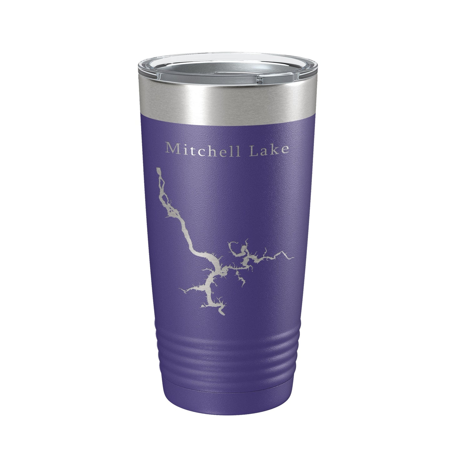 Mitchell Lake Map Tumbler Travel Mug Insulated Laser Engraved Coffee Cup Alabama 20 oz-15