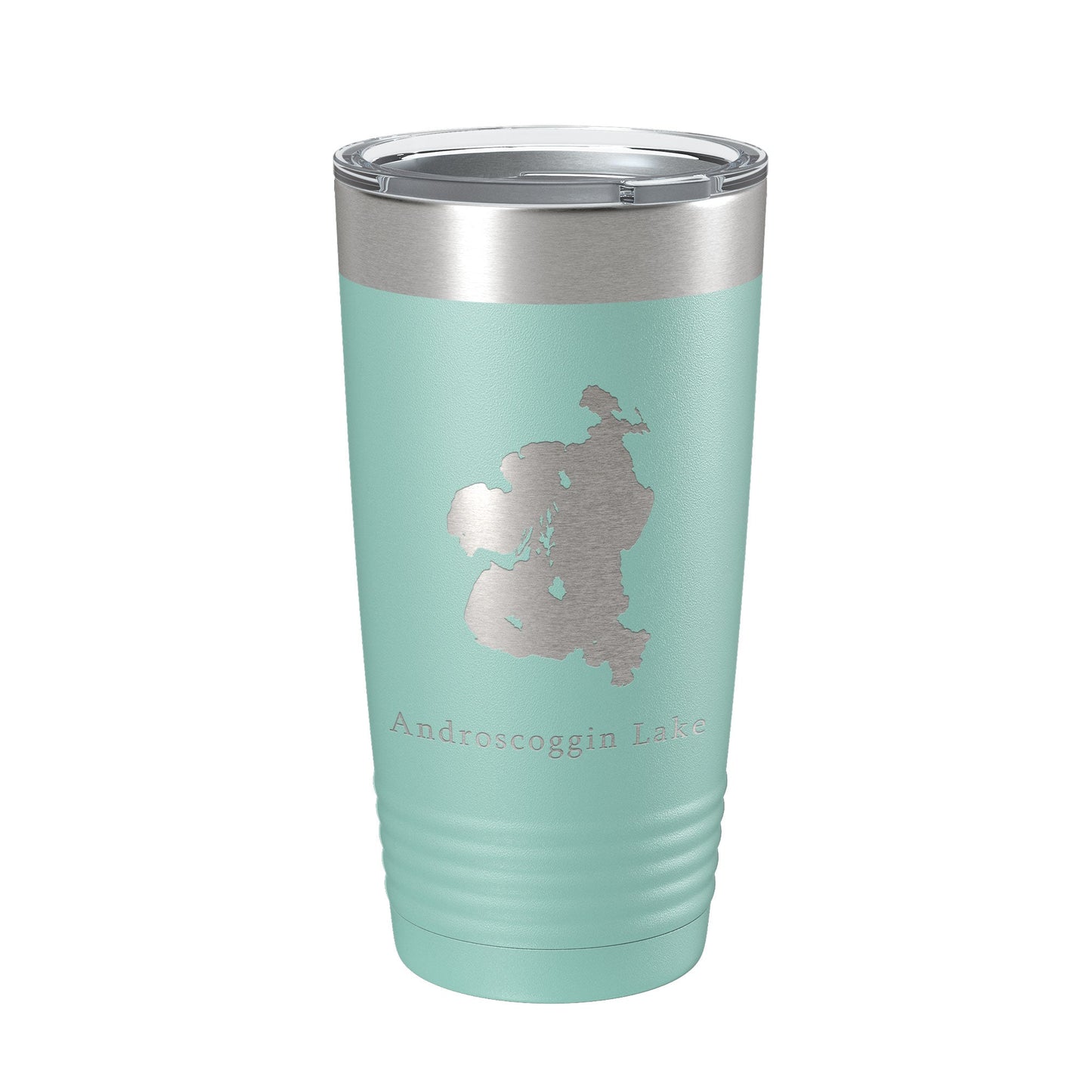 Androscoggin Lake Map Tumbler Travel Mug Insulated Laser Engraved Coffee Cup Maine 20 oz-12