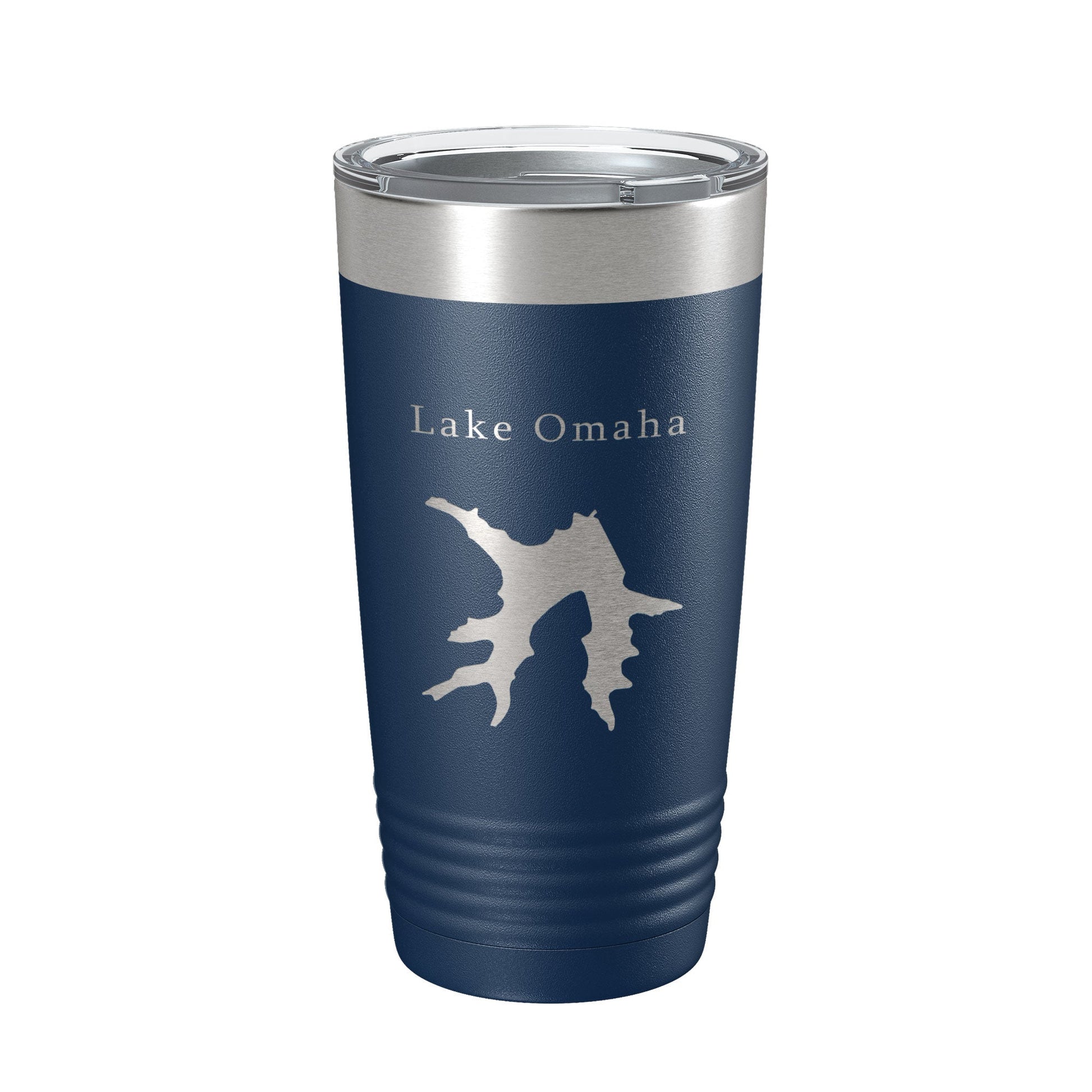 Lake Omaha Map Tumbler Travel Mug Insulated Laser Engraved Coffee Cup Arkansas 20 oz-2
