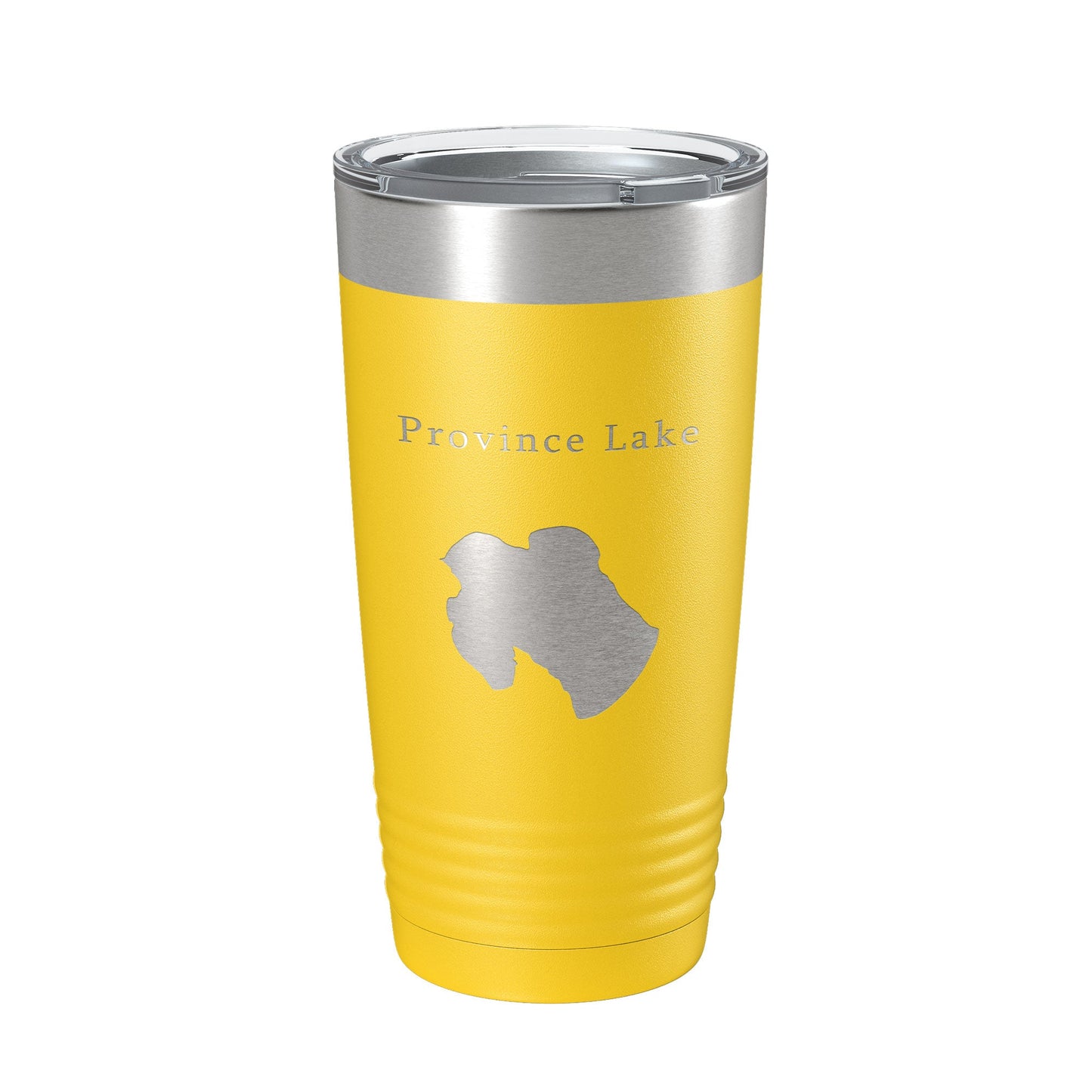 Province Lake Map Tumbler Travel Mug Insulated Laser Engraved Coffee Cup Maine 20 oz-4