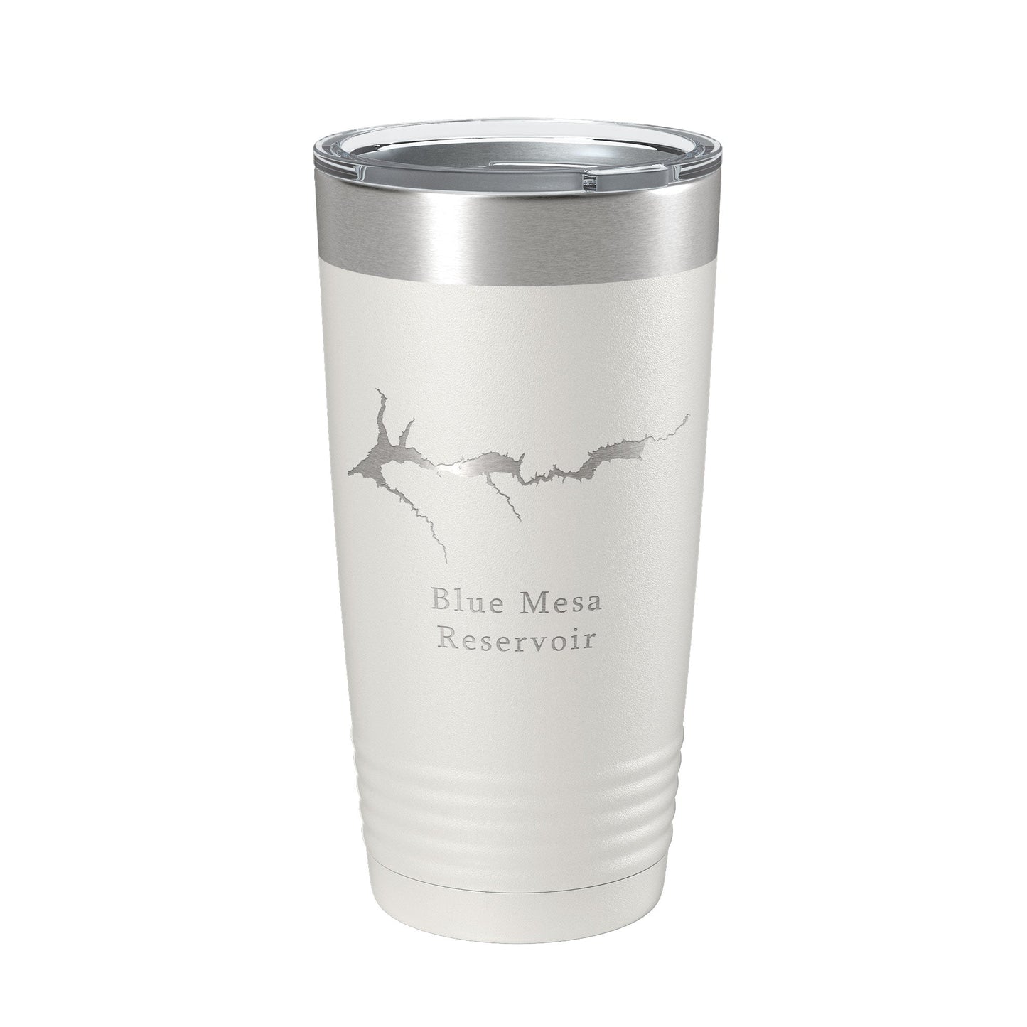 Blue Mesa Reservoir Tumbler Lake Map Travel Mug Insulated Laser Engraved Coffee Cup Colorado 20 oz-7