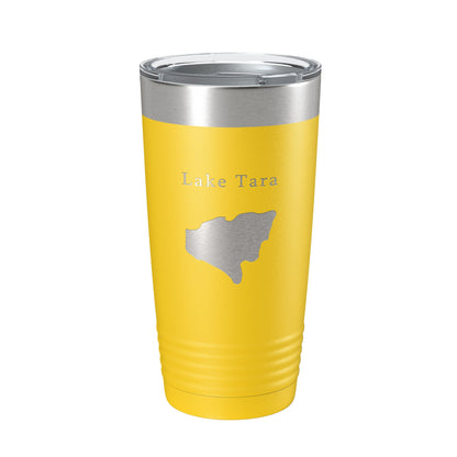 Lake Tara Map Tumbler Travel Mug Insulated Laser Engraved Coffee Cup Georgia 20 oz-19