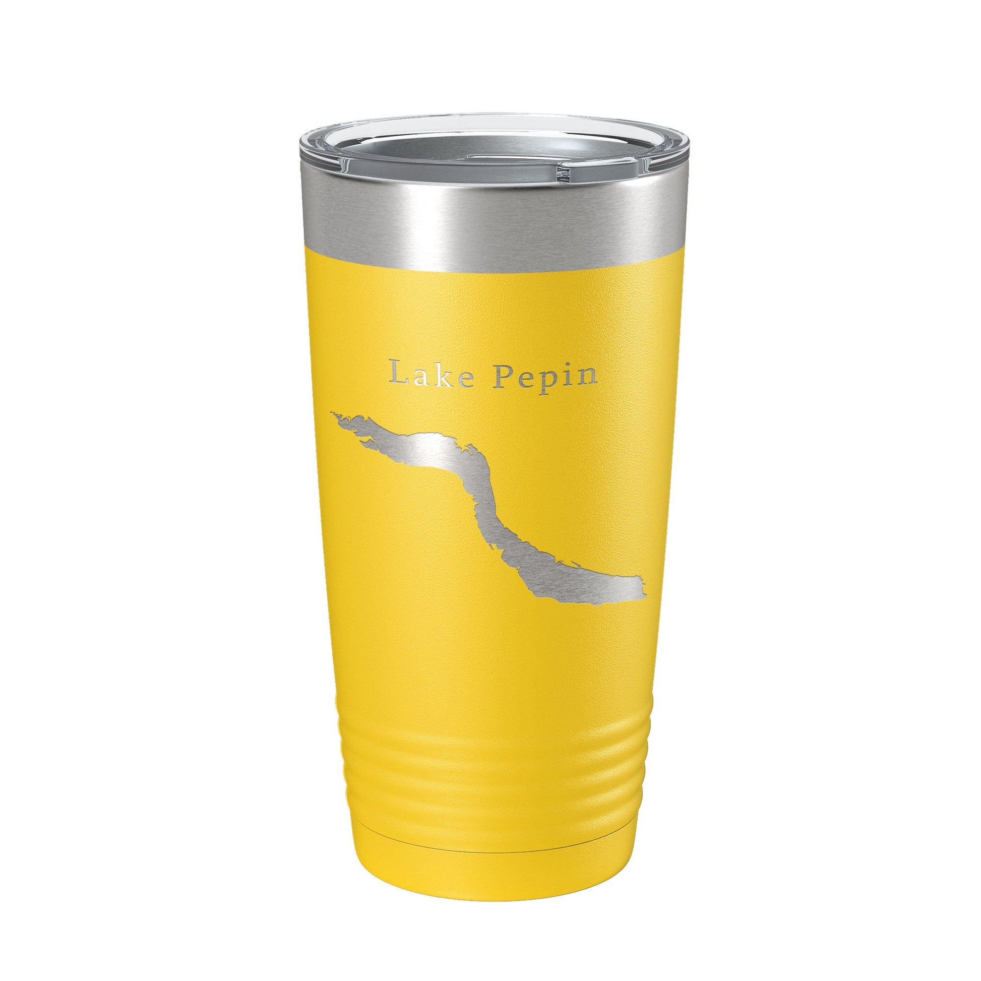 Lake Pepin Map Tumbler Travel Mug Insulated Laser Engraved Coffee Cup Minnesota Wisconsin 20 oz-4