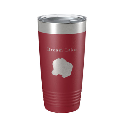 Bream Lake Map Tumbler Travel Mug Insulated Laser Engraved Coffee Cup Florida 20 oz-18