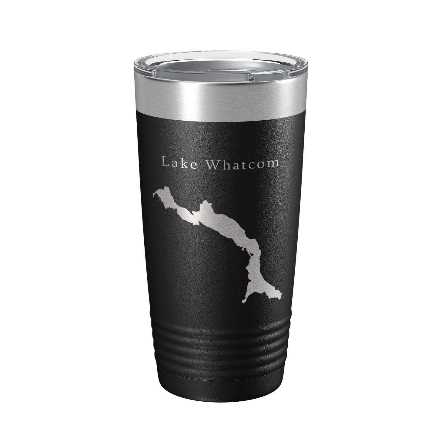 Lake Whatcom Map Tumbler Travel Mug Insulated Laser Engraved Coffee Cup Washington 20 oz-5