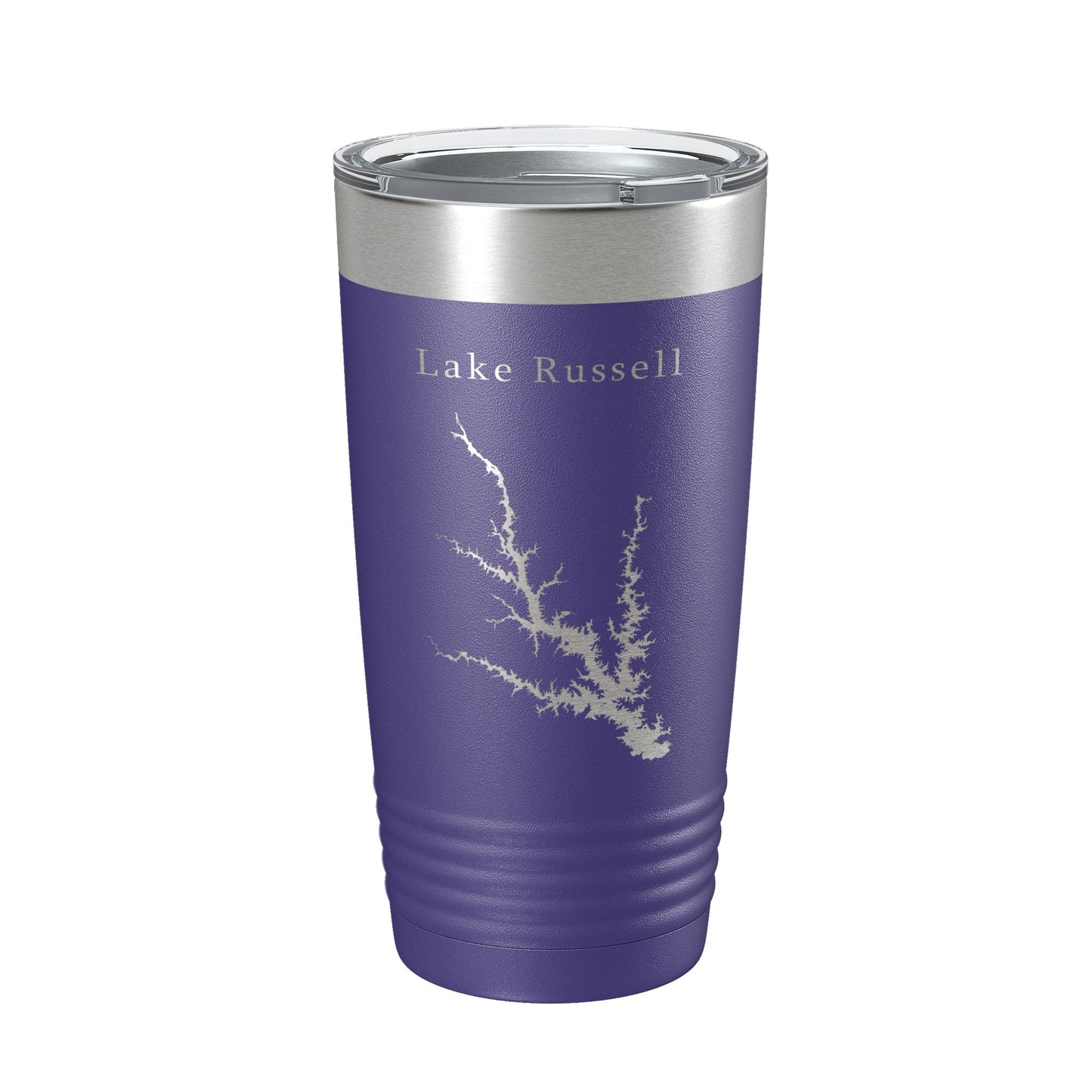 Lake Russell Map Tumbler Travel Mug Insulated Laser Engraved Coffee Cup Richard B. Georgia South Carolina 20 oz-15