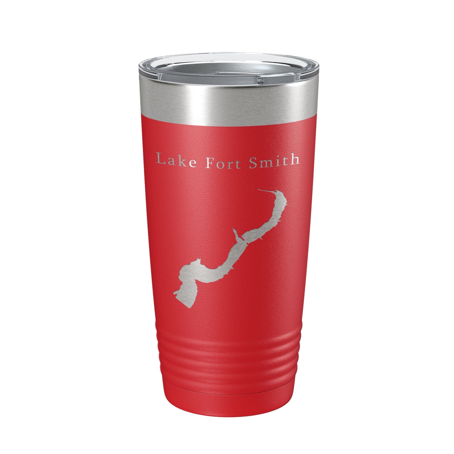 Lake Fort Smith Map Tumbler Travel Mug Insulated Laser Engraved Coffee Cup Arkansas 20 oz-10