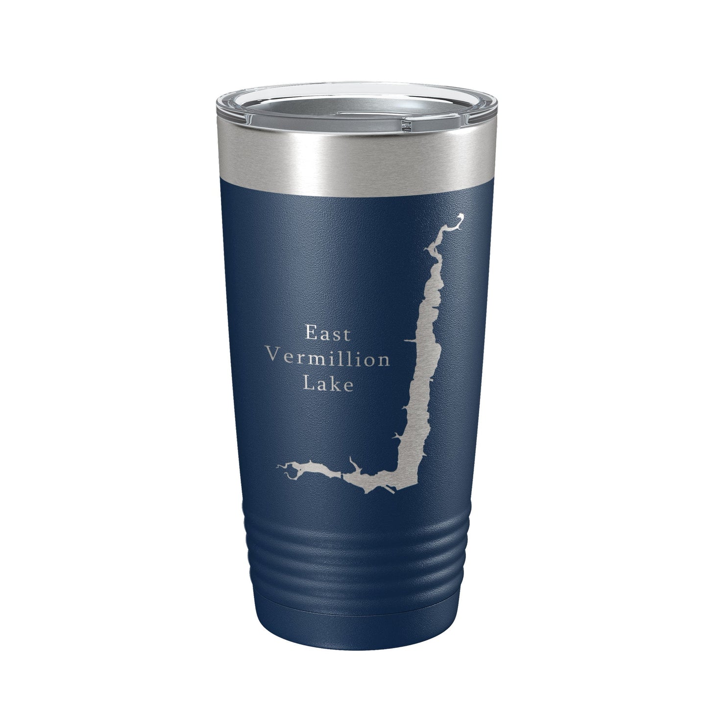 East Vermillion Lake Map Tumbler Travel Mug Insulated Laser Engraved Coffee Cup South Dakota 20 oz-2