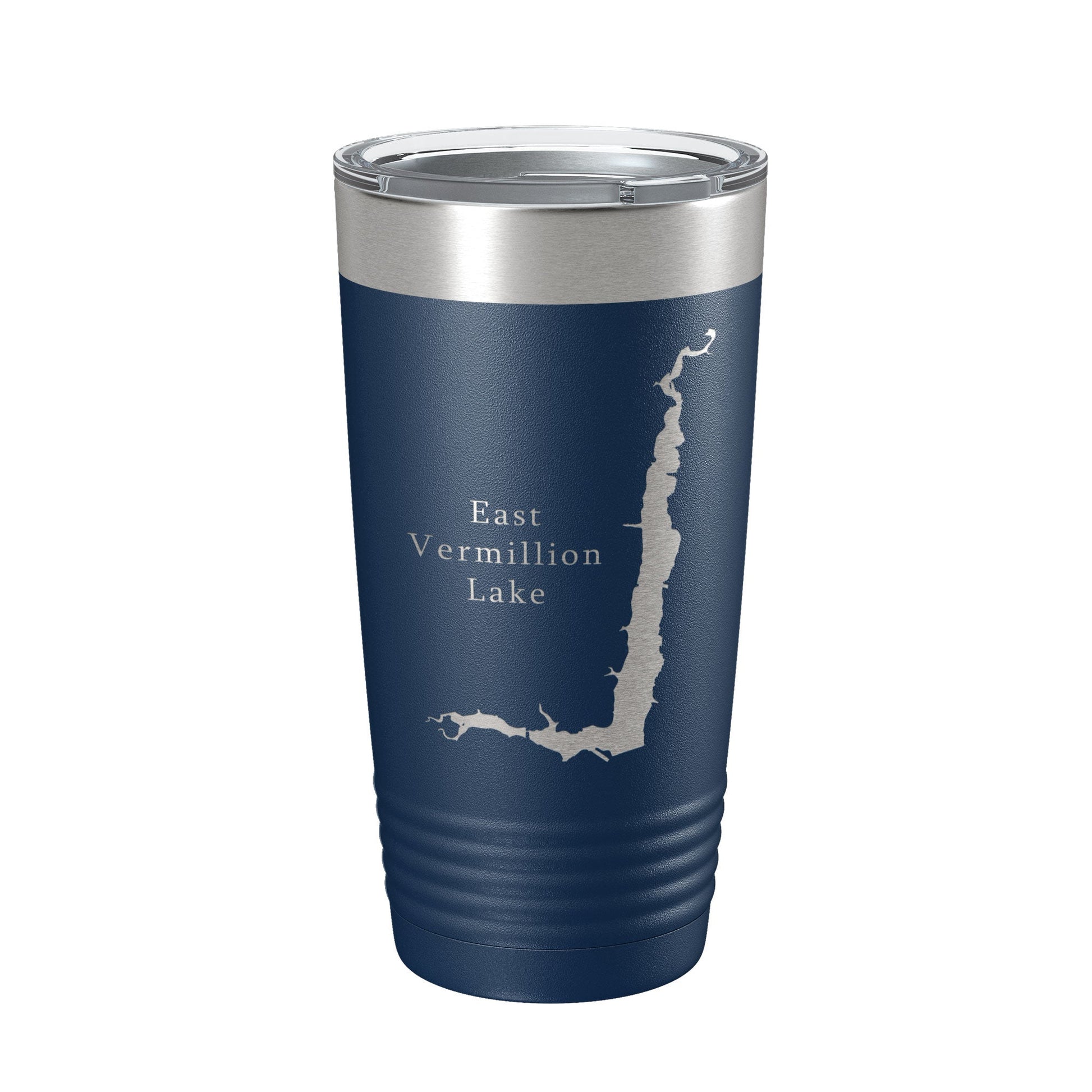 East Vermillion Lake Map Tumbler Travel Mug Insulated Laser Engraved Coffee Cup South Dakota 20 oz-2