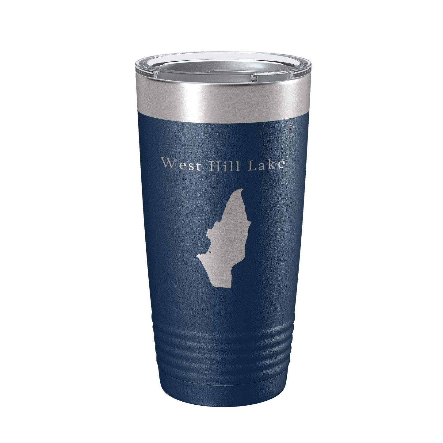 West Hill Lake Pond Map Tumbler Travel Mug Insulated Laser Engraved Coffee Cup Connecticut 20 oz-8