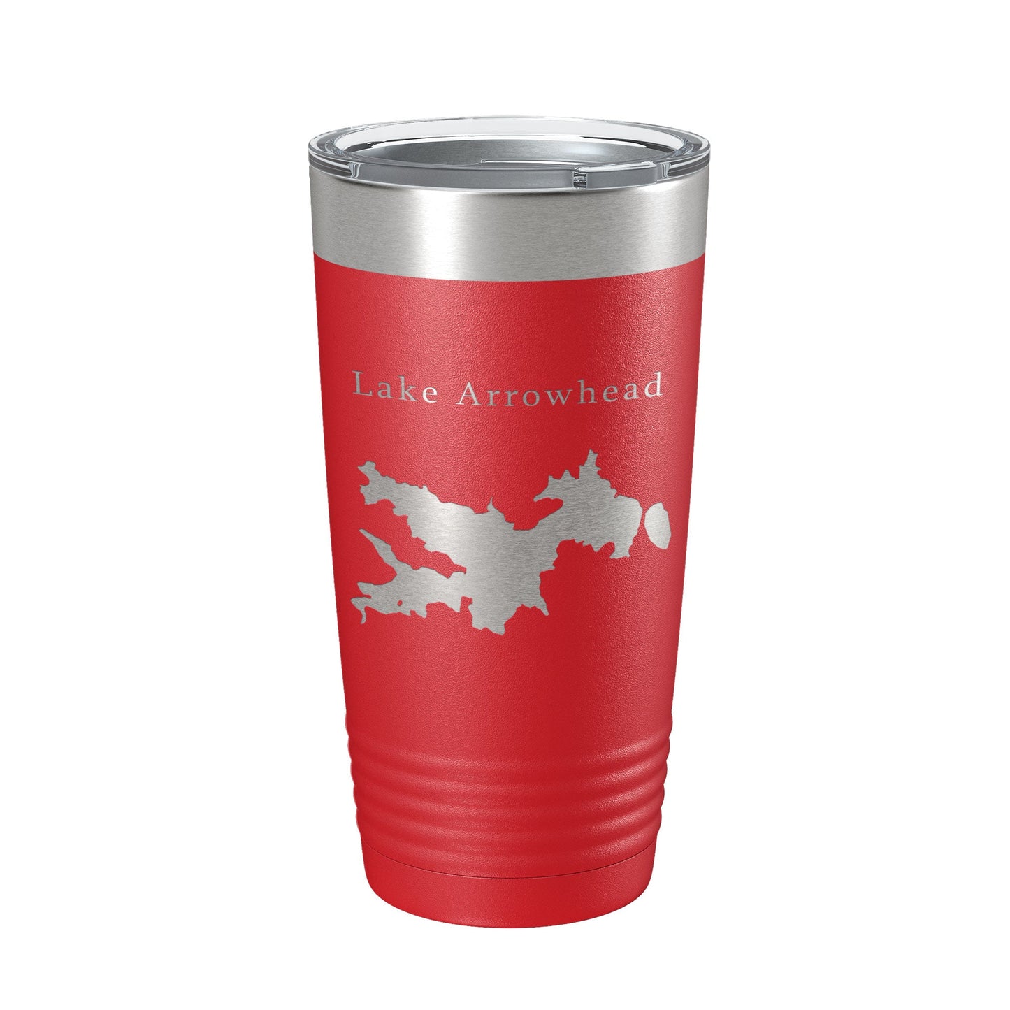 Lake Arrowhead Map Tumbler Travel Mug Insulated Laser Engraved Coffee Cup California 20 oz-10