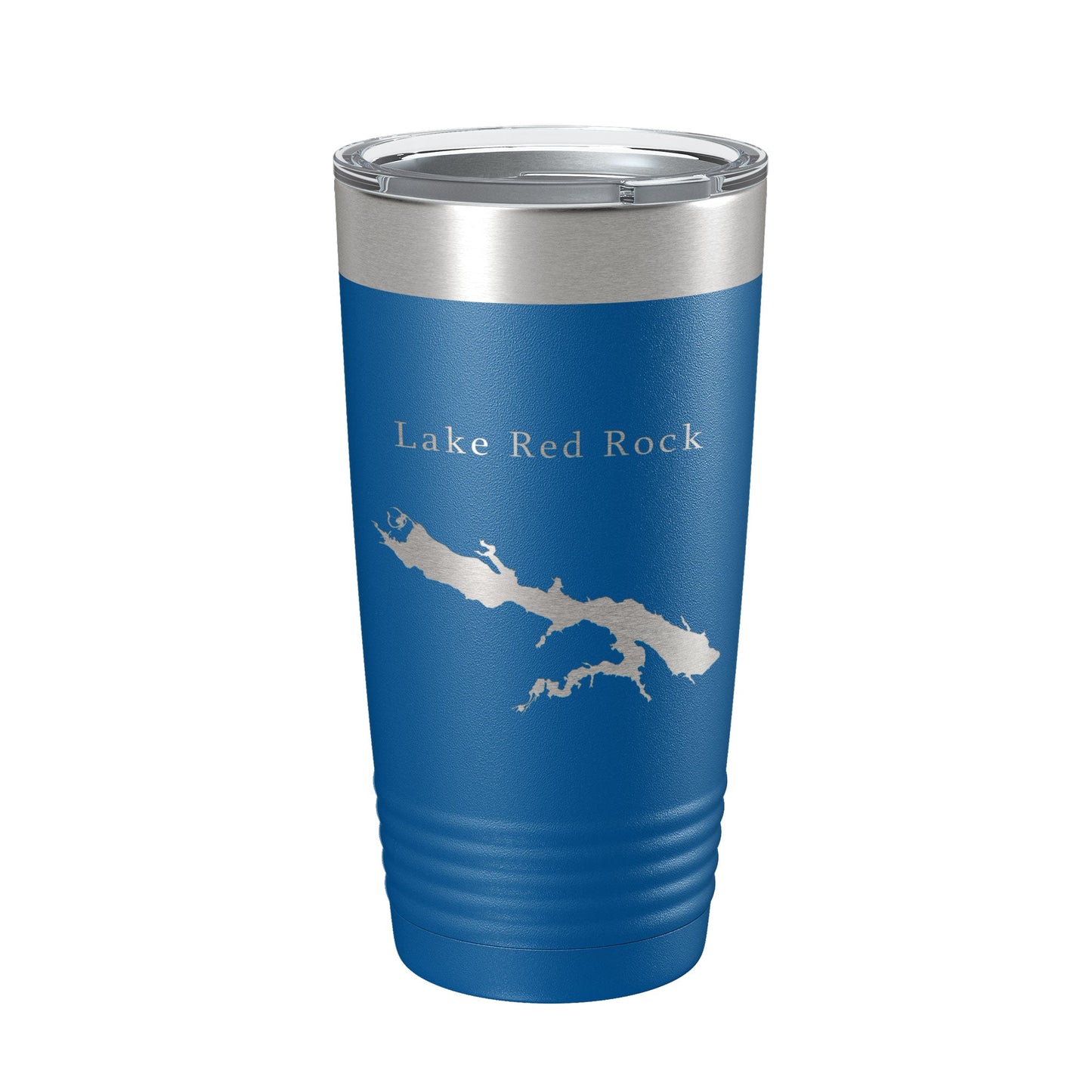 Lake Red Rock Map Tumbler Travel Mug Insulated Laser Engraved Coffee Cup Iowa 20 oz-6