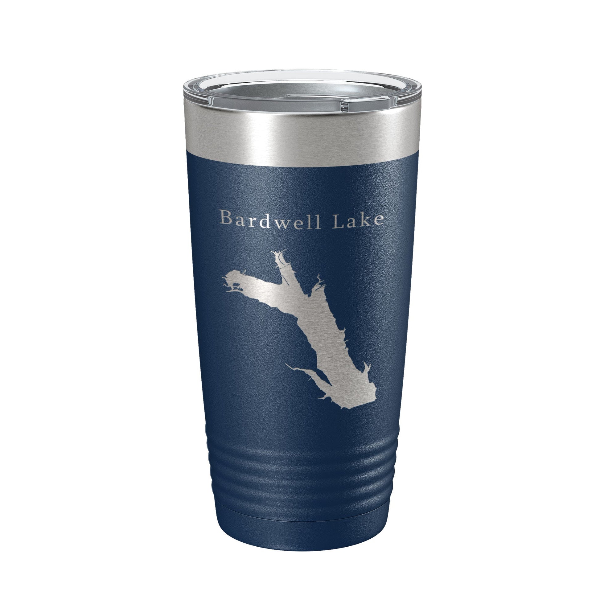 Bardwell Lake Map Tumbler Travel Mug Insulated Laser Engraved Coffee Cup Texas 20 oz-2