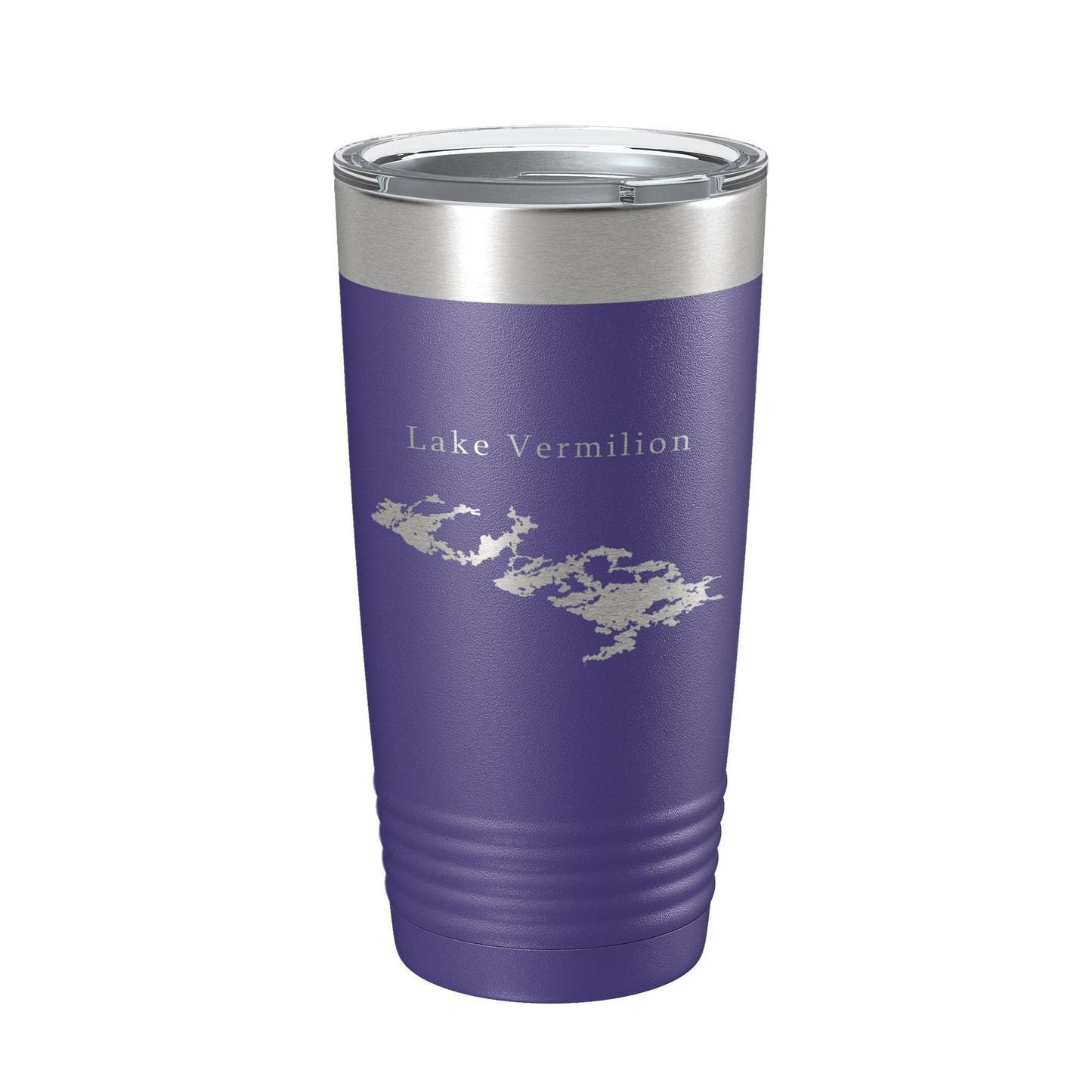 Lake Vermilion Map Tumbler Travel Mug Insulated Laser Engraved Coffee Cup Minnesota 20 oz-15