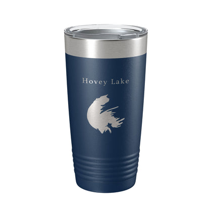 Hovey Lake Map Tumbler Travel Mug Insulated Laser Engraved Coffee Cup Ohio River Indiana 20 oz-8