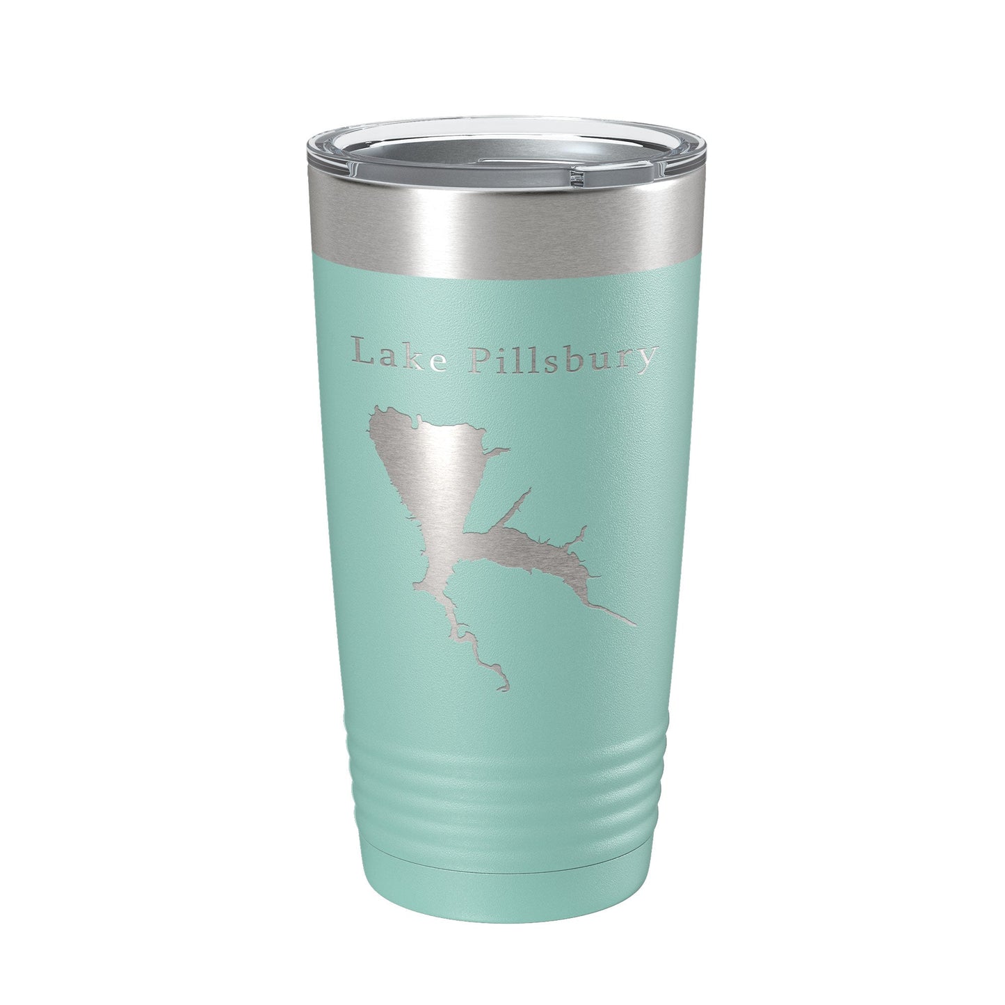 Lake Pillsbury Map Tumbler Travel Mug Insulated Laser Engraved Coffee Cup California 20 oz-12