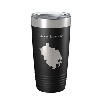 Lake Louise Map Tumbler Travel Mug Insulated Laser Engraved Coffee Cup Alaska 20 oz-5
