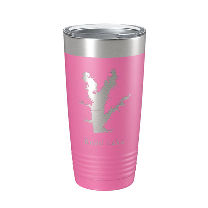Rend Lake Map Tumbler Travel Mug Insulated Laser Engraved Coffee Cup Illinois 20 oz-11