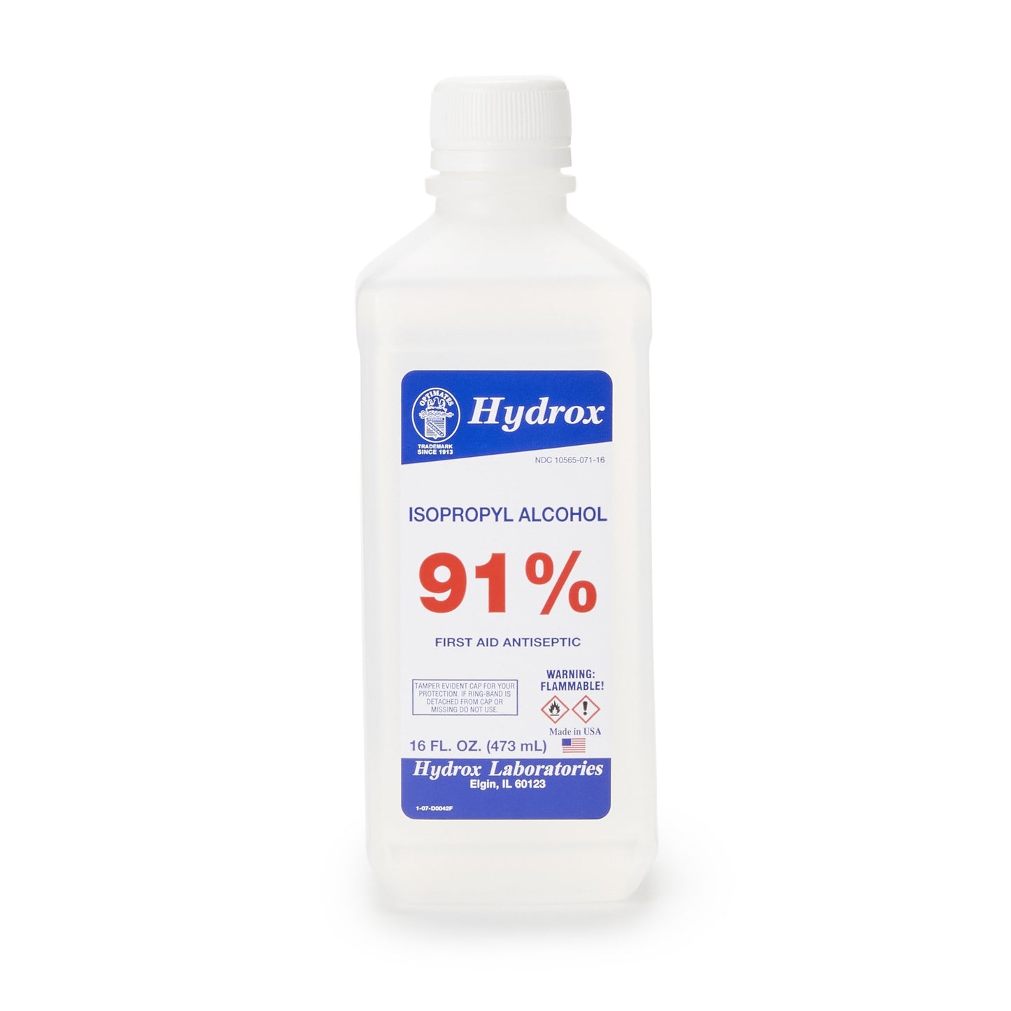 Antiseptic Isopropyl Alcohol McKesson Brand Topical Liquid 16 oz. Bottle