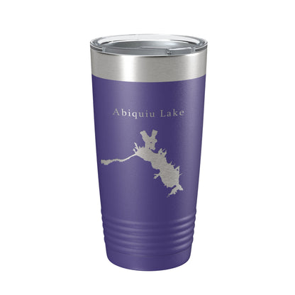 Abiquiu Lake Reservoir Map Tumbler Travel Mug Insulated Laser Engraved Coffee Cup New Mexico 20 oz-15