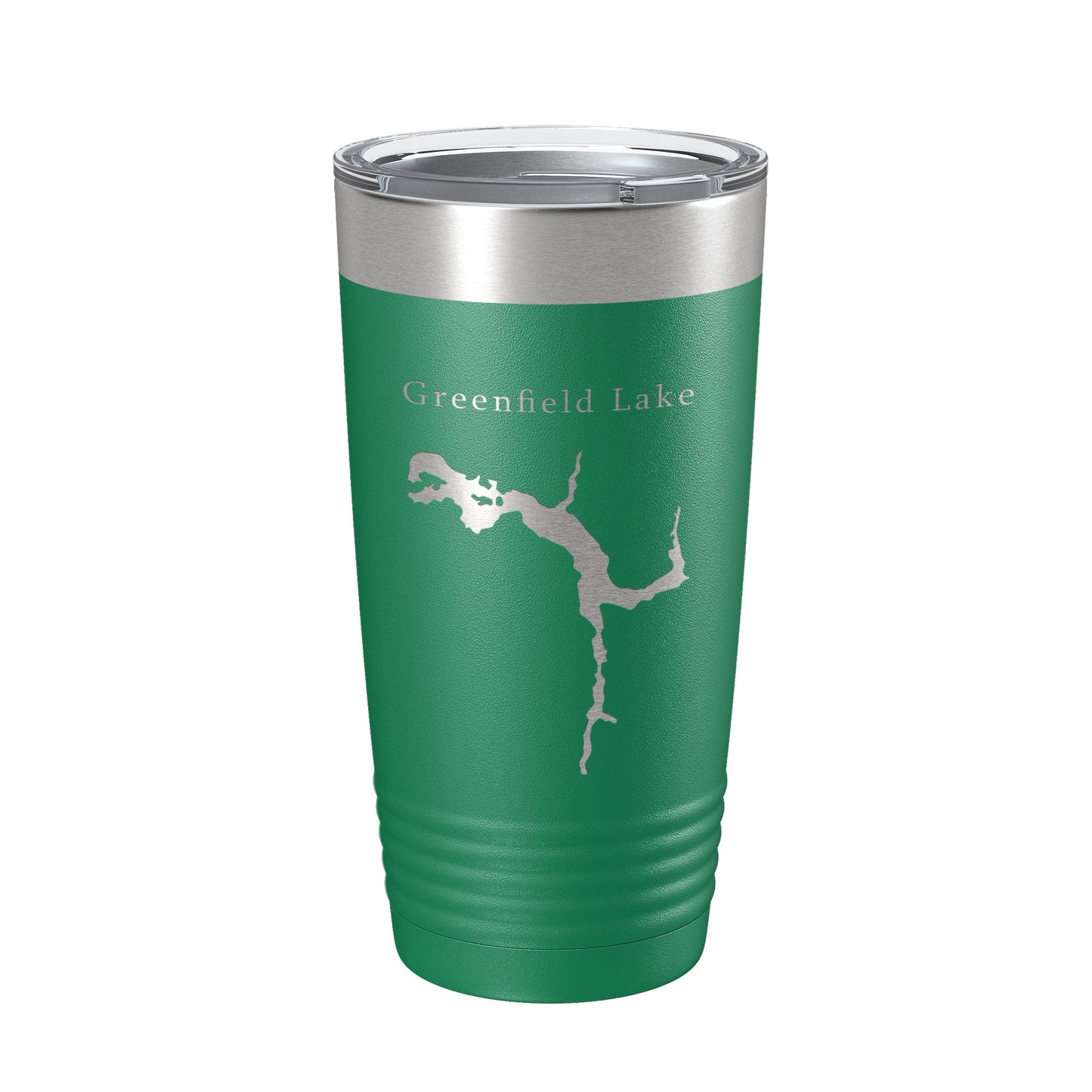 Greenfield Lake Map Tumbler Travel Mug Insulated Laser Engraved Coffee Cup Wilmington North Carolina 20 oz-9