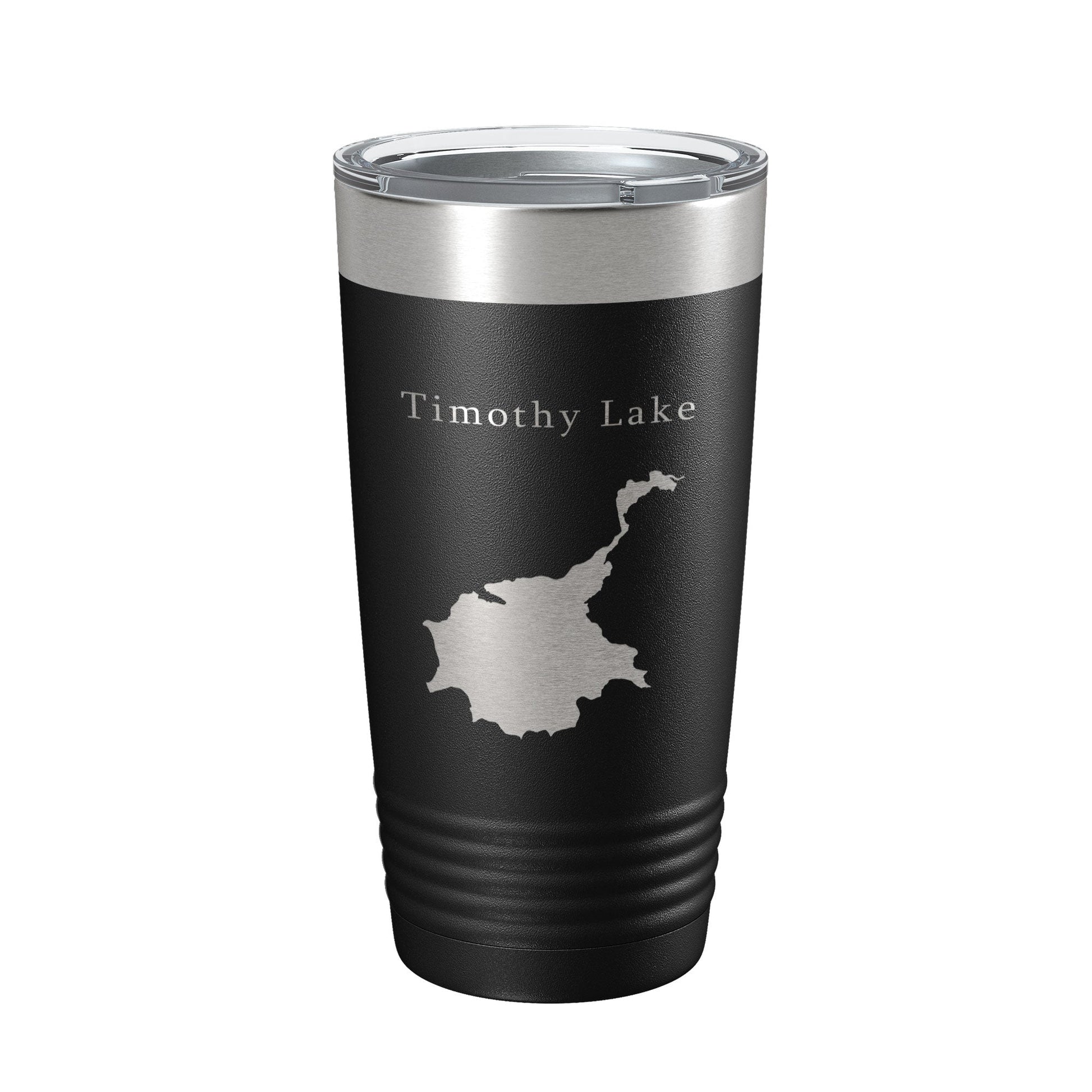 Timothy Lake Map Tumbler Travel Mug Insulated Laser Engraved Coffee Cup Oregon 20 oz-5