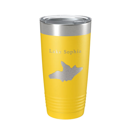 Lake Sophia Map Tumbler Travel Mug Insulated Laser Engraved Coffee Cup Hot Springs Village Arkansas 20 oz-4