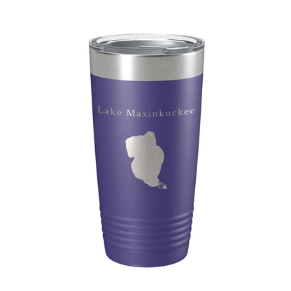 Lake Maxinkuckee Map Tumbler Travel Mug Insulated Laser Engraved Coffee Cup Indiana 20 oz-15