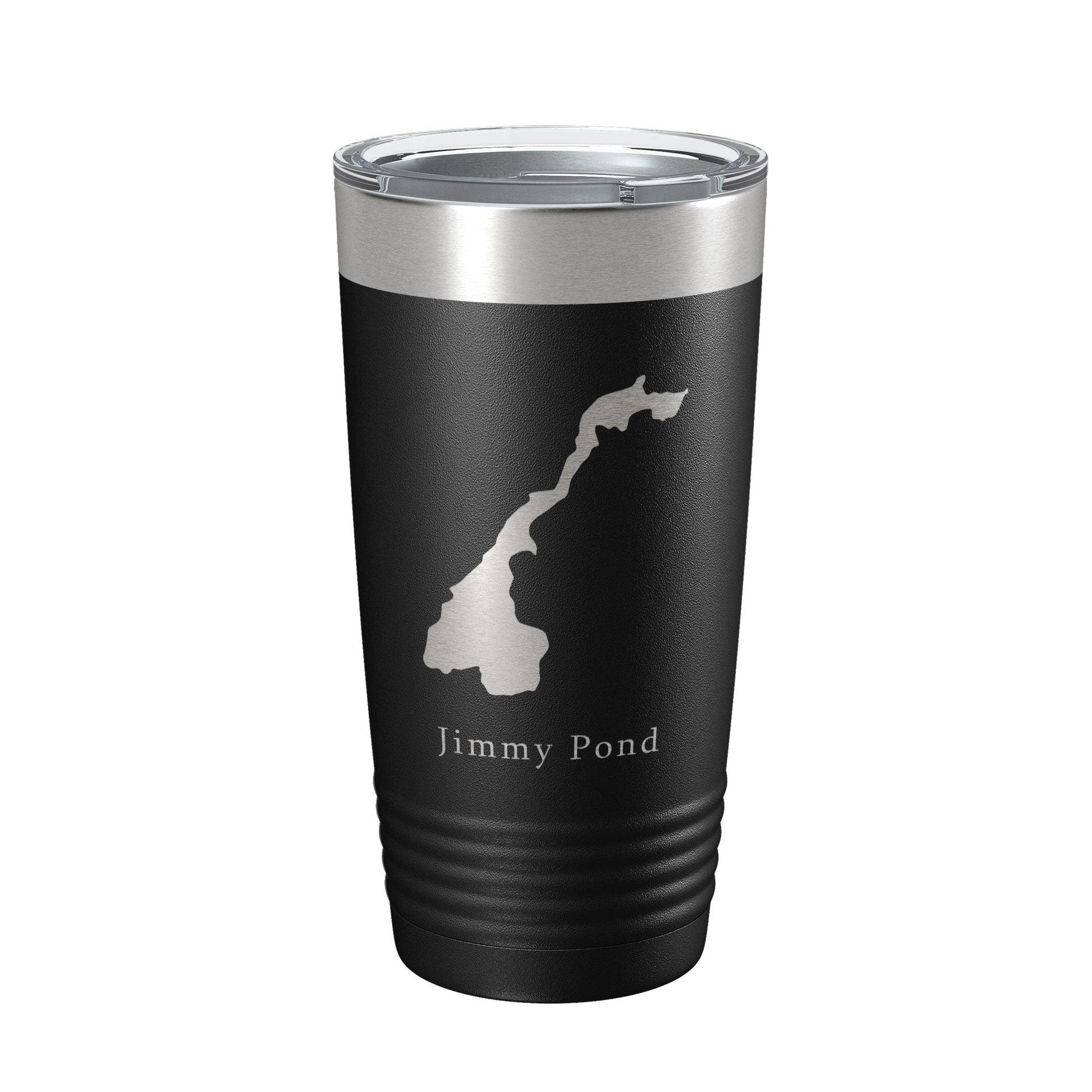 Jimmy Pond Tumbler Lake Map Travel Mug Insulated Laser Engraved Coffee Cup Maine 20 oz-5