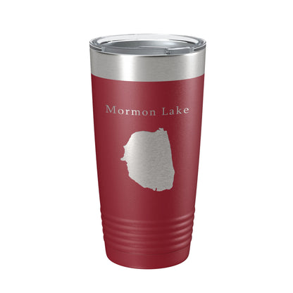 Mormon Lake Map Tumbler Travel Mug Insulated Laser Engraved Coffee Cup Arizona 20 oz-18