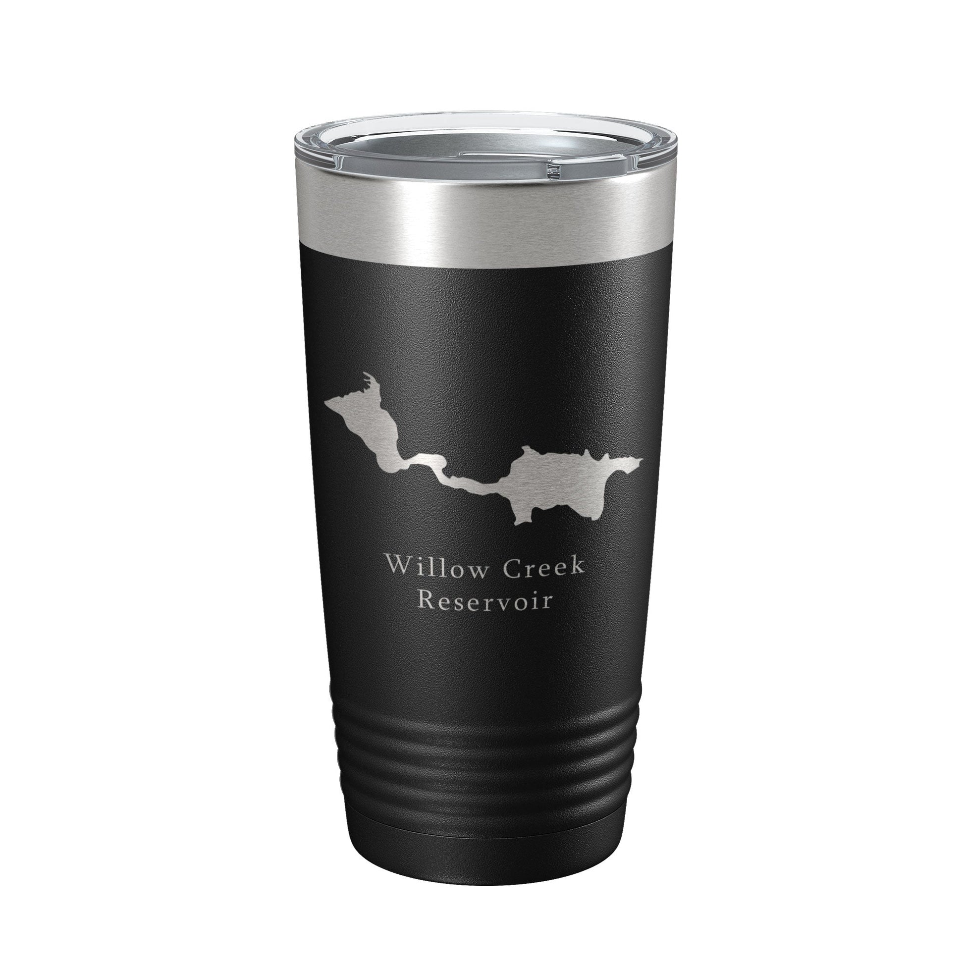 Willow Creek Reservoir Arapaho Tumbler Lake Map Travel Mug Insulated Laser Engraved Coffee Cup Colorado 20 oz-5