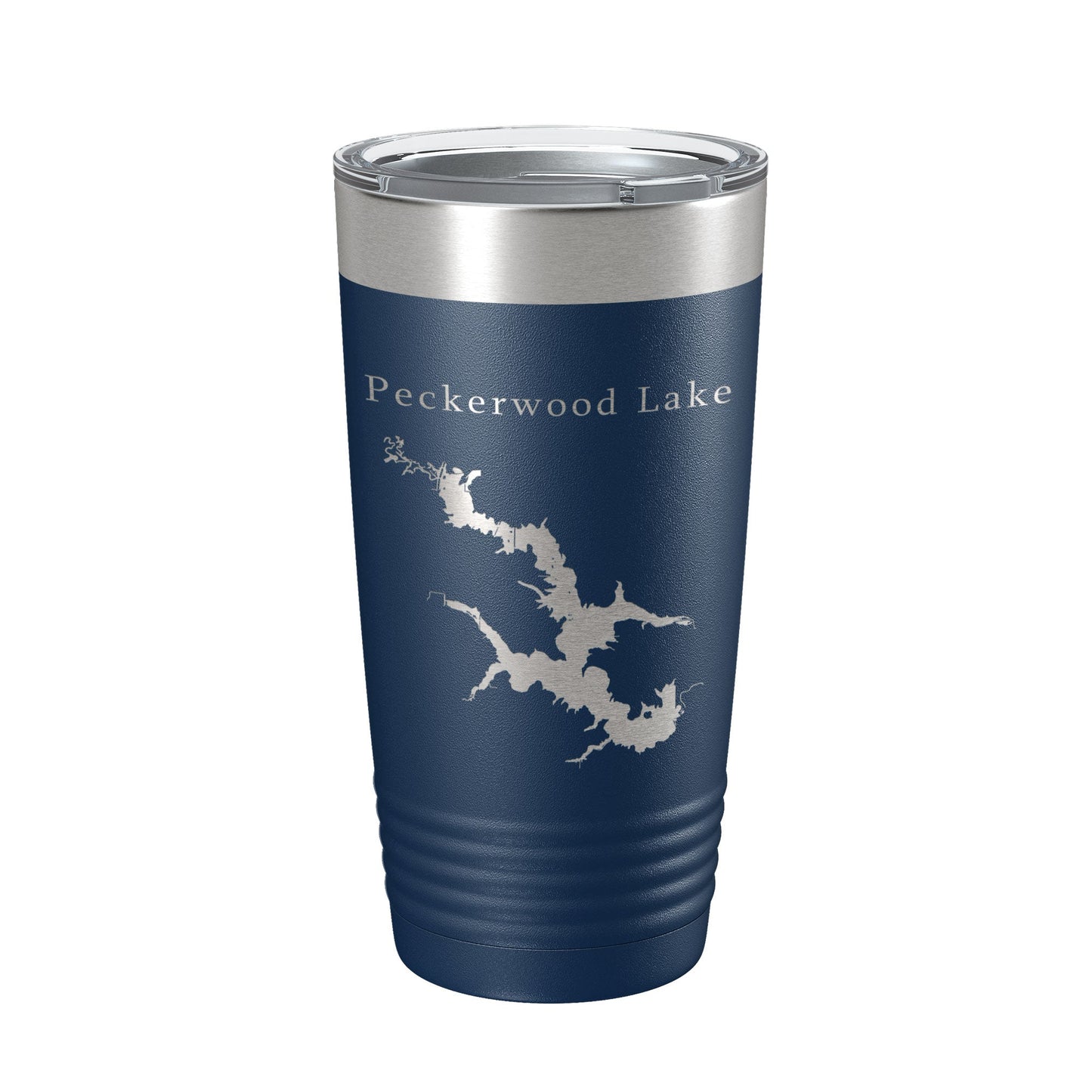 Peckerwood Lake Map Tumbler Travel Mug Insulated Laser Engraved Coffee Cup Hartz Reservoir Arkansas 20 oz-2