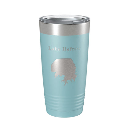 Lake Hefner Map Tumbler Travel Mug Insulated Laser Engraved Coffee Cup Oklahoma 20 oz-13