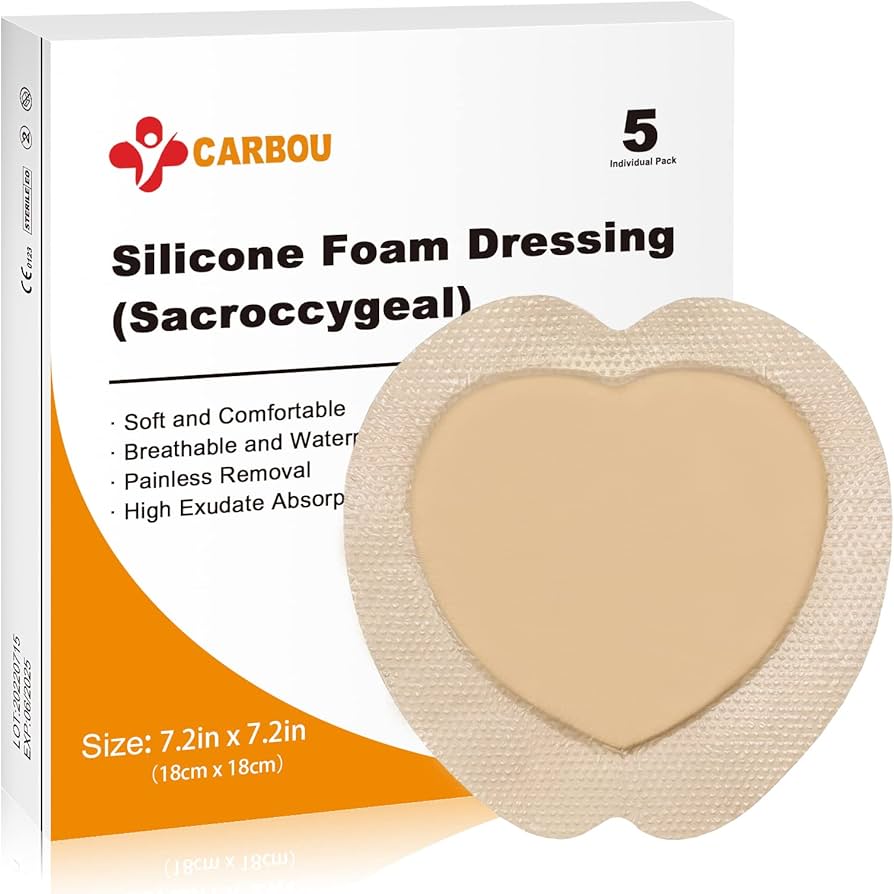 Dukal Silicone Bordered Foam Dressing, DUK RCBF77