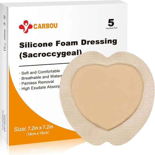 Dukal Silicone Bordered Foam Dressing, DUK RCBF77