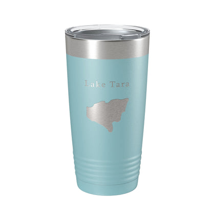 Lake Tara Map Tumbler Travel Mug Insulated Laser Engraved Coffee Cup Georgia 20 oz-13