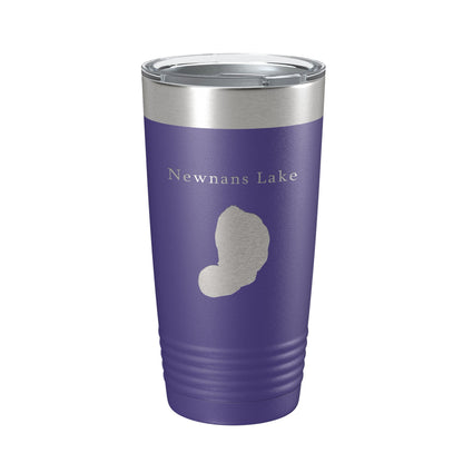 Newnans Lake Map Tumbler Travel Mug Insulated Laser Engraved Coffee Cup Florida 20 oz-14