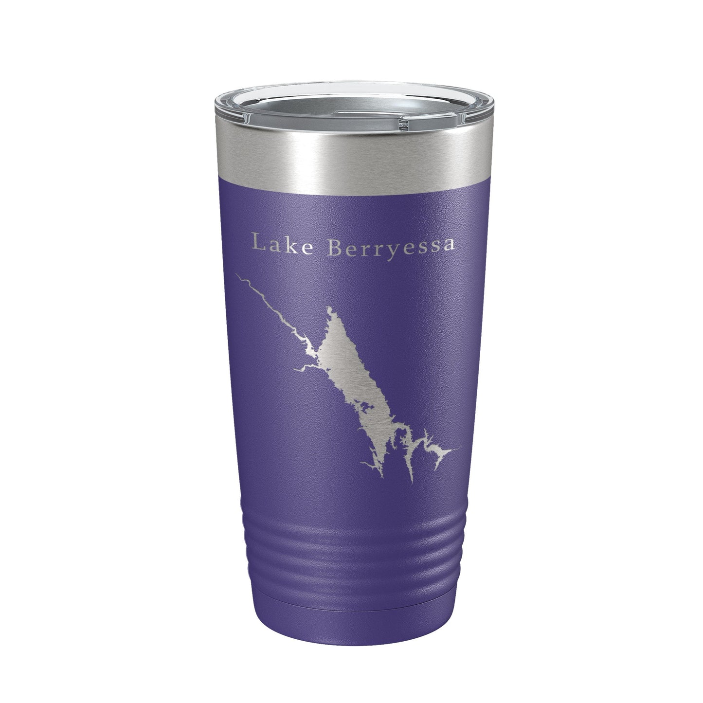 Lake Berryessa Map Tumbler Travel Mug Insulated Laser Engraved Coffee Cup California 20 oz-15