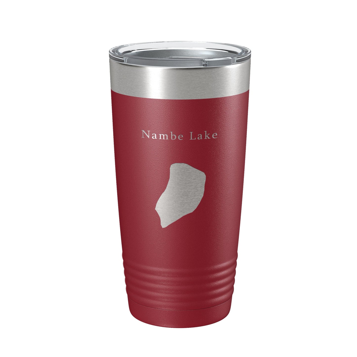 Nambe Lake Map Tumbler Travel Mug Insulated Laser Engraved Coffee Cup New Mexico 20 oz-18